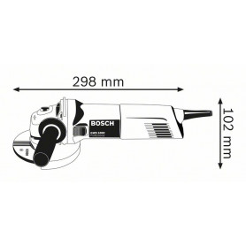 Miniamoladora GWS 1000 Professional