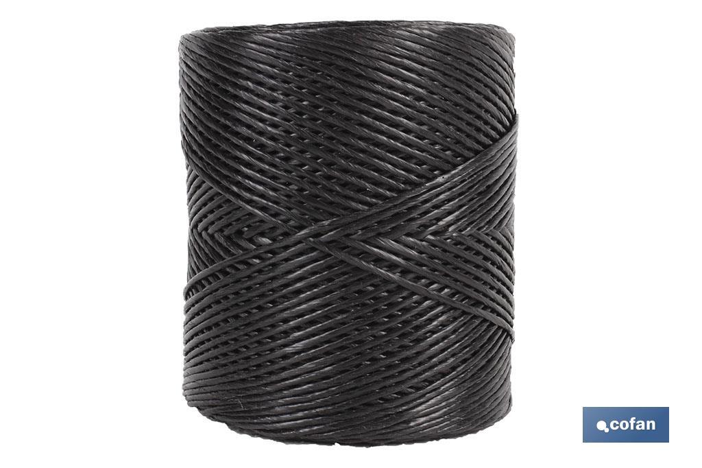 BOBINA HILO RAFIA/ 600 750 GRS NEGRO (PACK: 1 UDS) BOBINA HILO RAFIA/ 600 750 GRS NEGRO (PACK: 1 UDS)
