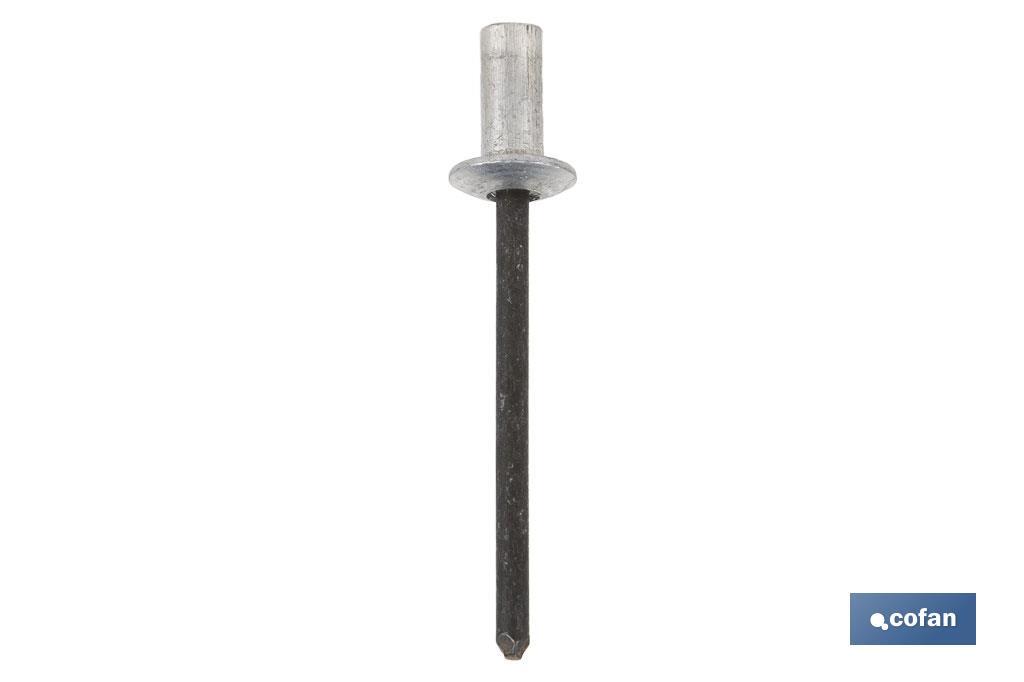 REMACHE ALUMINIO ESTANCO 4,8 X 12,5 MM (PACK: 500 UDS)