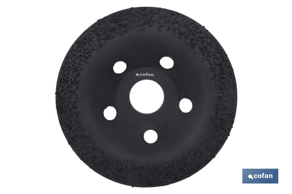 PLATO RECTIFICADOR CARBURO DE TUNGSTENO MULTIMATERIALES Ø115 X 22,23 GRANO MEDIO (PACK: 1 UDS) PLATO RECTIFICADOR CARBURO DE TUNGSTENO MULTIMATERIALES Ø115 X 22,23 GRANO MEDIO (PACK: 1 UDS)