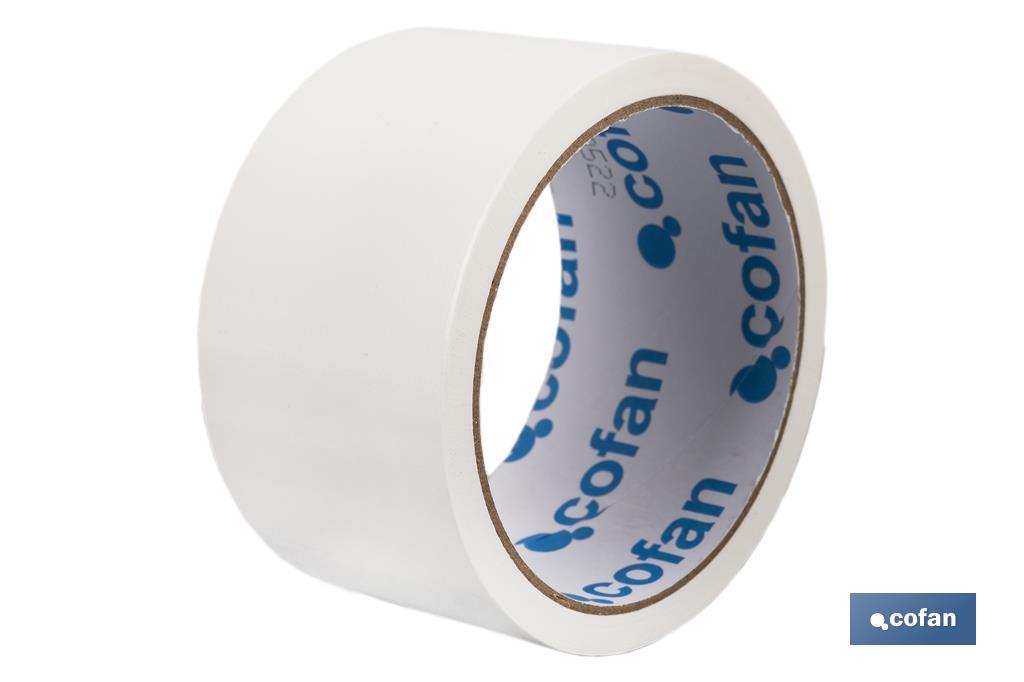 CINTA AMERICANA BLANCA 180 MICRAS 50 MM X 10 M (PACK: 1 UDS) CINTA AMERICANA BLANCA 180 MICRAS 50 MM X 10 M (PACK: 1 UDS)
