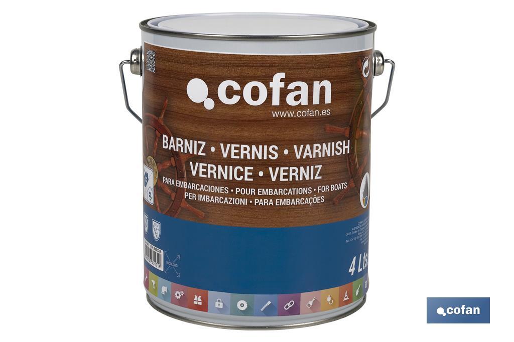 BARNIZ PARA EMBARCACIONES INCOLORO 4 L (PACK: 1 UDS) BARNIZ PARA EMBARCACIONES INCOLORO 4 L (PACK: 1 UDS)