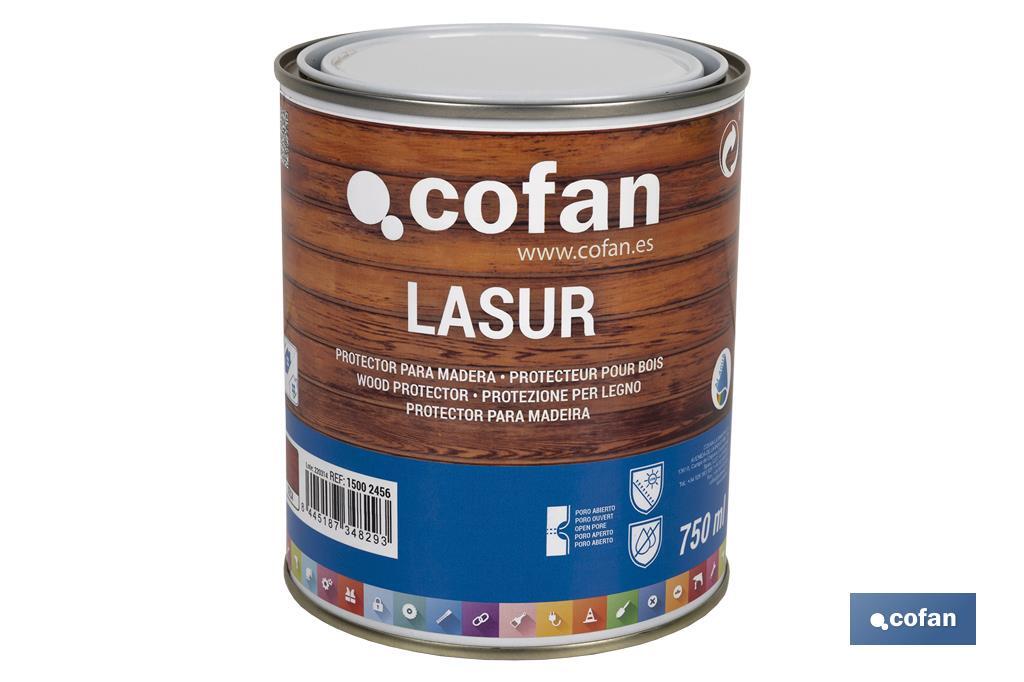 LASUR PROTECTOR AL AGUA PARA MADERA MATE TECA 750 ML (PACK: 1 UDS) LASUR PROTECTOR AL AGUA PARA MADERA MATE TECA 750 ML (PACK: 1 UDS)
