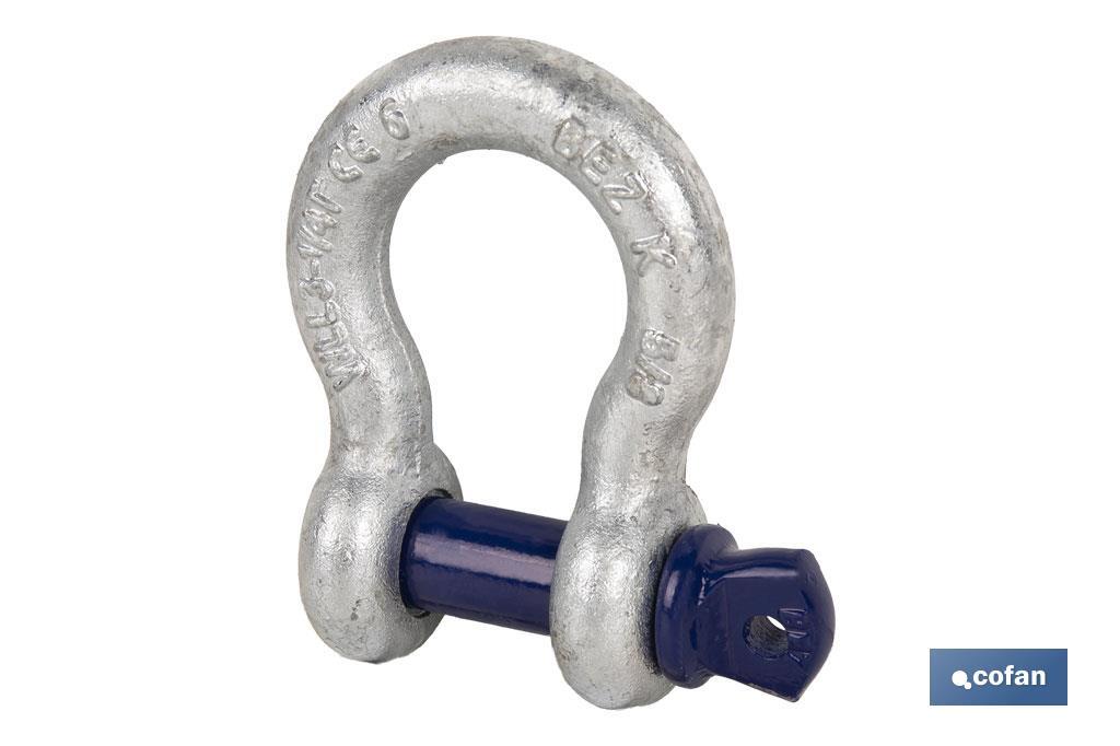 GRILLETE LIRA A. R. 1/2 13MM 2 TON (PACK: 1 UDS) GRILLETE LIRA A. R. 1/2 13MM 2 TON (PACK: 1 UDS)