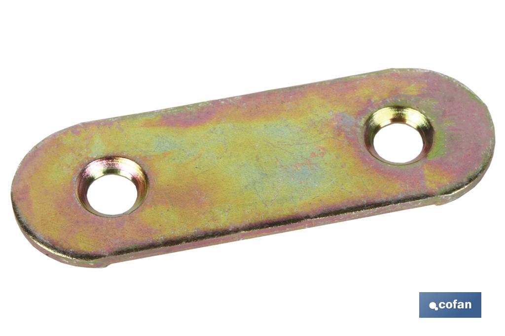 PLACA DE UNIÓN 55 X 17 MM (PACK: 40 UDS) PLACA DE UNIÓN 55 X 17 MM (PACK: 40 UDS)
