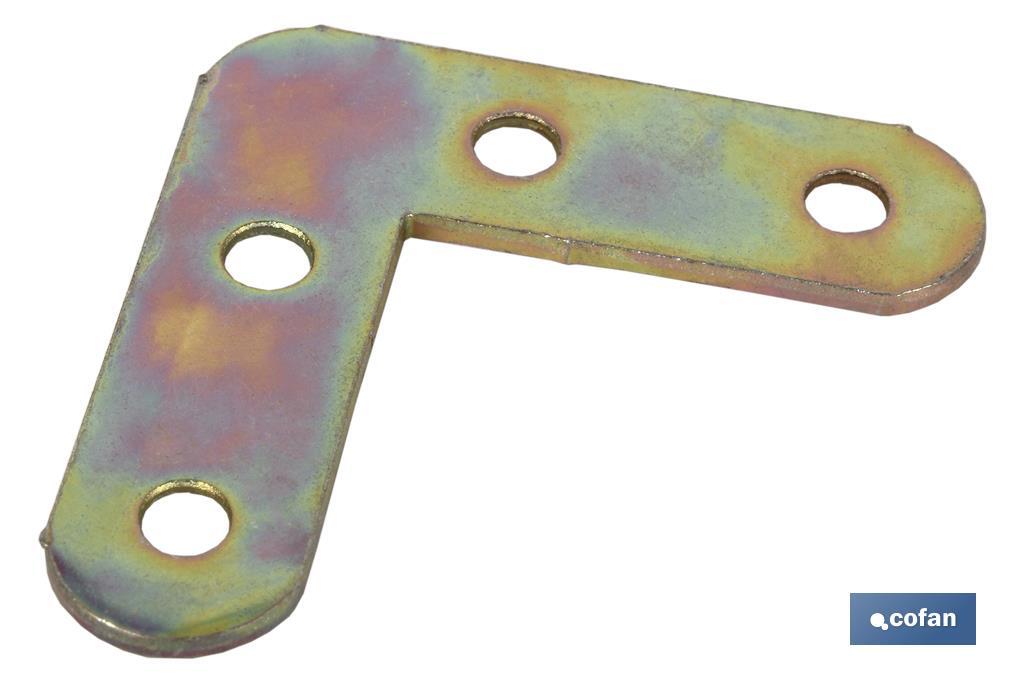 ESCUADRA PLANA 60 MM (PACK: 40 UDS) ESCUADRA PLANA 60 MM (PACK: 40 UDS)