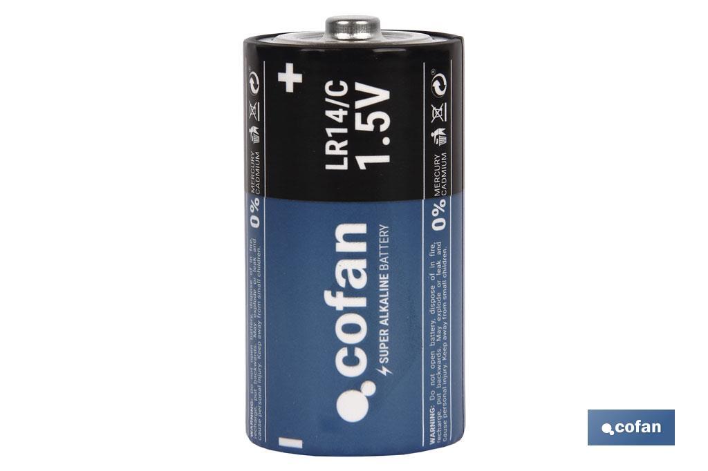 BLISTER 2 PILAS ALCALINA LR14/C (PACK: 6 UDS)