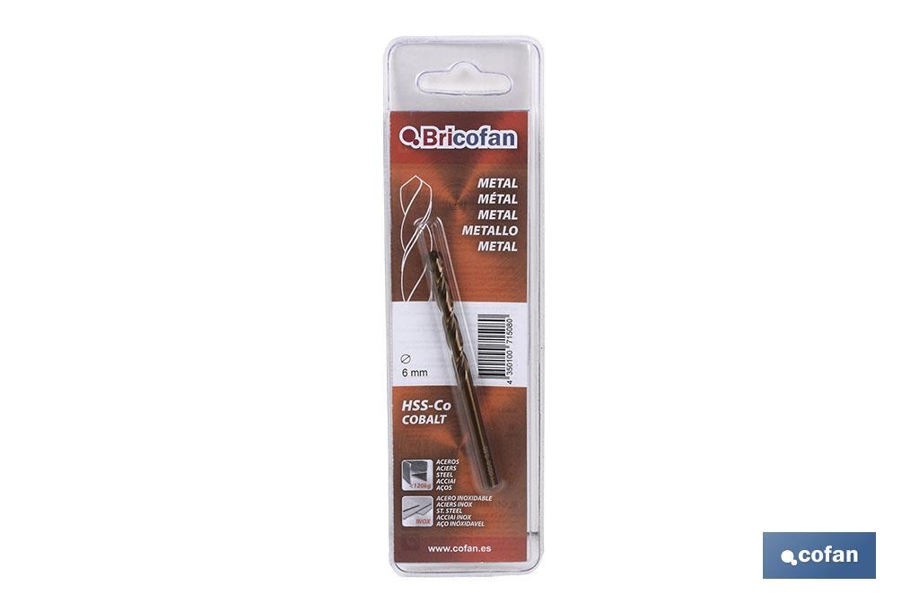 BL 3 UDS BROCA HSSCO DIN338 BRICOFAN 2 mm (PACK: 1 UDS) BL 3 UDS BROCA HSSCO DIN338 BRICOFAN 2 mm (PACK: 1 UDS)