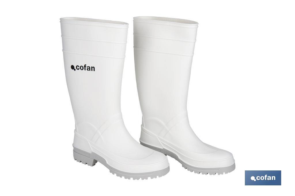 BOTA AGUA PVC BLANCA TALLA 42 (PACK: 1 UDS)