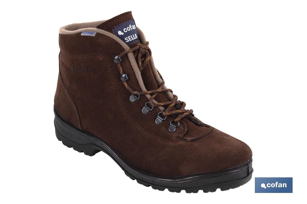 BOTA TREKKING MARRÓN HIDRÓFUGA MODELO SELLA T-42 (PACK: 1 UDS)