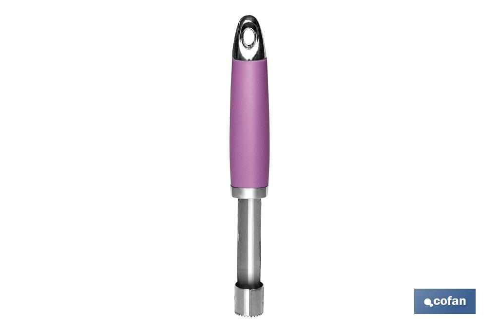 DESCORAZONADOR  MODELO SENA MORADO 21 CM