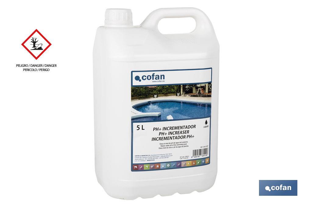 INCREMENTADOR PH LIQUIDO 5 L COFAN