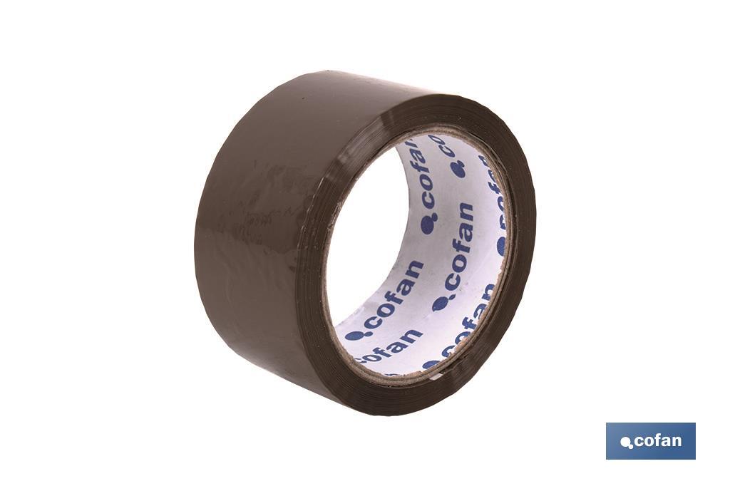 PRECINTO ACRILICO MARRON 45 Micras 48 mm X 132 Metros (PACK: 1 UDS) PRECINTO ACRILICO MARRON 45 Micras 48 mm X 132 Metros (PACK: 1 UDS)