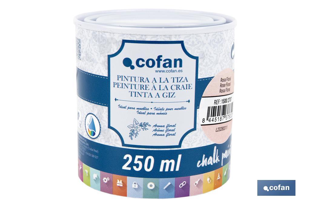 PINTURA A LA TIZA, CHALK PAINT, ROSA FLORAL 250 ML (PACK: 1 UDS)