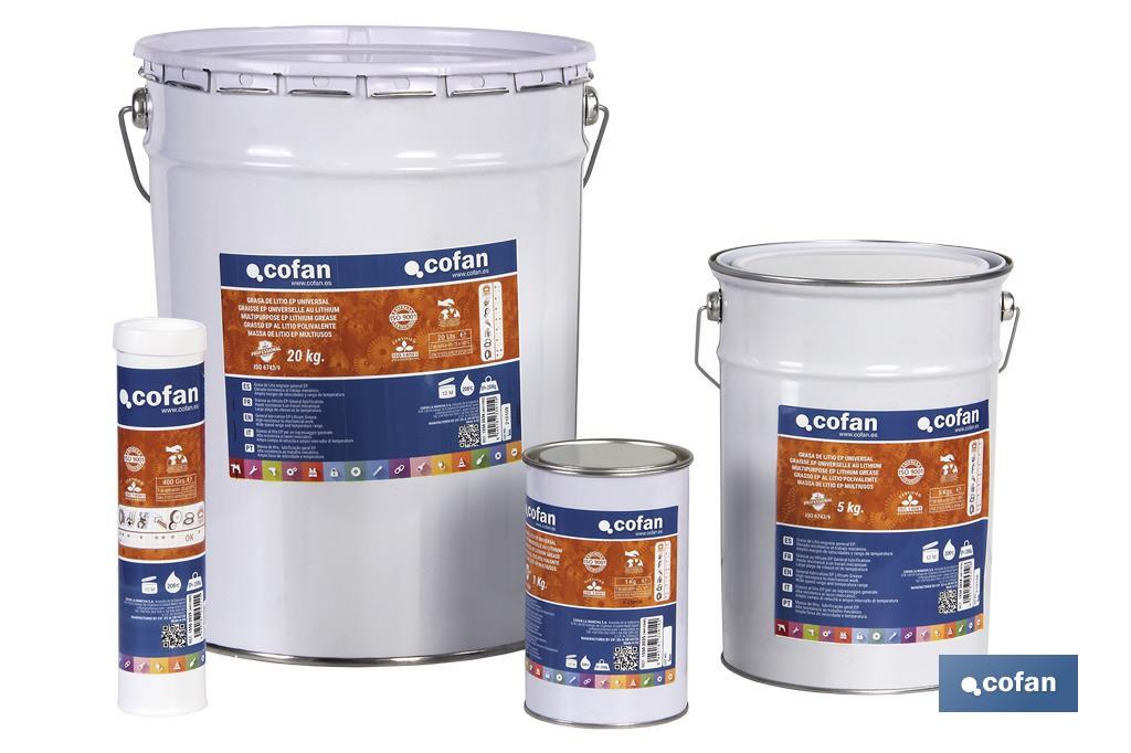CARTUCHO GRASA LITIO ISO 6743/9 EP 400 GR (PACK: 1 UDS) CARTUCHO GRASA LITIO ISO 6743/9 EP 400 GR (PACK: 1 UDS)