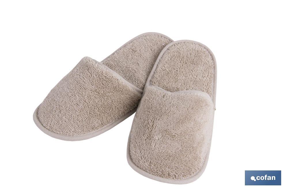 ZAPATILLAS BAÑO BEIGE MODELO ABISINIA TALLA.L (PACK: 1 UDS) ZAPATILLAS BAÑO BEIGE MODELO ABISINIA TALLA.L (PACK: 1 UDS)