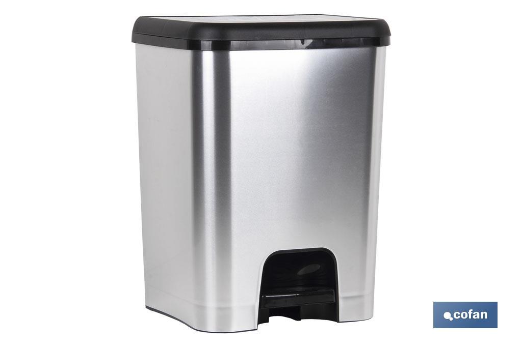 CUBO PEDAL CLASS METALIZADO 26 L (PACK: 1 UDS) CUBO PEDAL CLASS METALIZADO 26 L (PACK: 1 UDS)