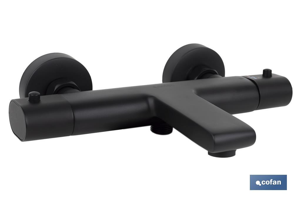 GRIFO TERMOSTATICO BAÑERA NEGRO MATE MODELO KERCH (PACK: 1 UDS) GRIFO TERMOSTATICO BAÑERA NEGRO MATE MODELO KERCH (PACK: 1 UDS)