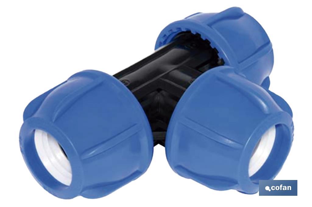 TE 90° PP PN16 25 X 25 X 25 (PACK: 10 UDS) TE 90° PP PN16 25 X 25 X 25 (PACK: 10 UDS)