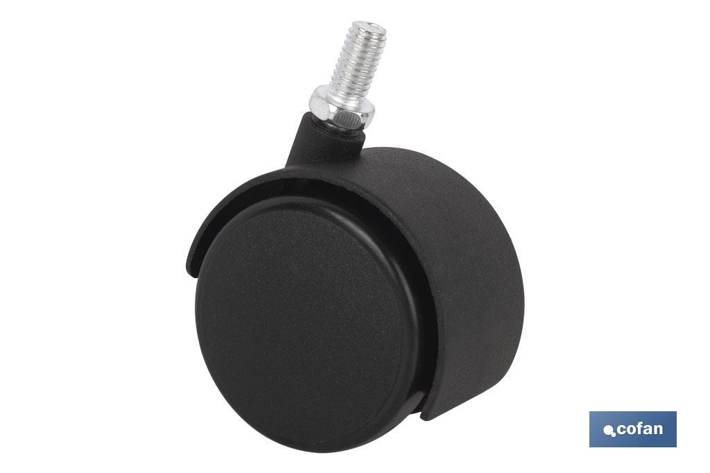 RUEDA PLASTIC Ø40MM TORNILLO 6X15 (PACK: 4 UDS) RUEDA PLASTIC Ø40MM TORNILLO 6X15 (PACK: 4 UDS)