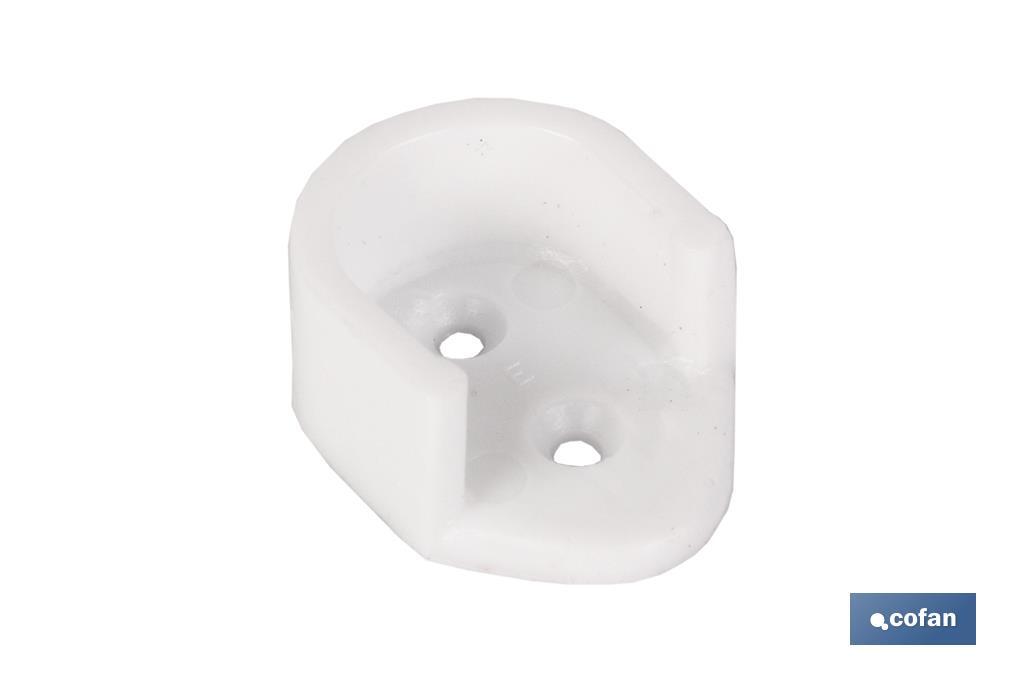 BLÍSTER DE 2 UDS. SOPORTE MARRÓN PARA BARRA DE ARMARIO VENTA UNITARIA (PACK: 1 UDS) BLÍSTER DE 2 UDS. SOPORTE MARRÓN PARA BARRA DE ARMARIO VENTA UNITARIA (PACK: 1 UDS)